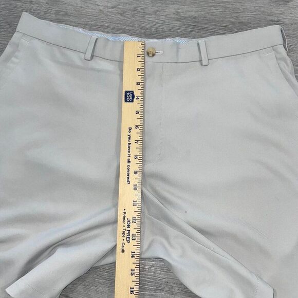 Peter Millar Salem Performance Shorts Mens 38 Stone Golf Stretch Flex Tour Tech - Picture 5 of 14